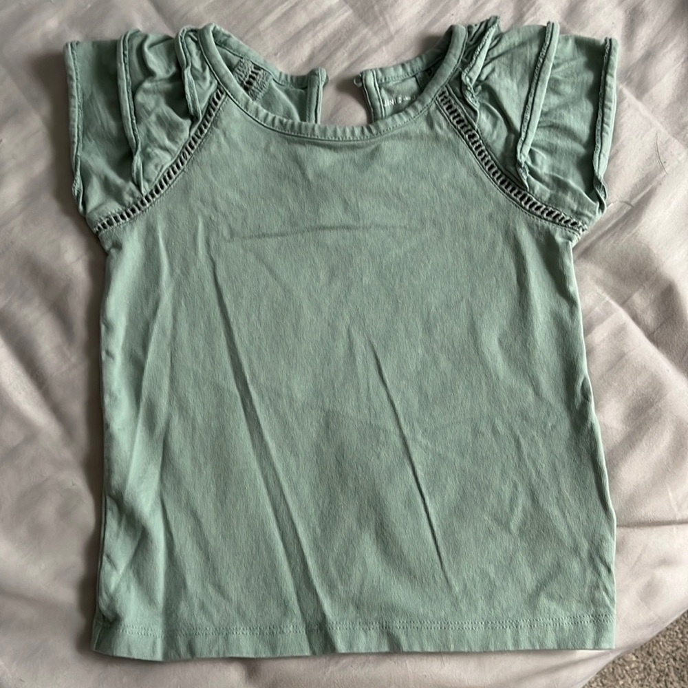 Janie and Jack ruffle sleeve shirt